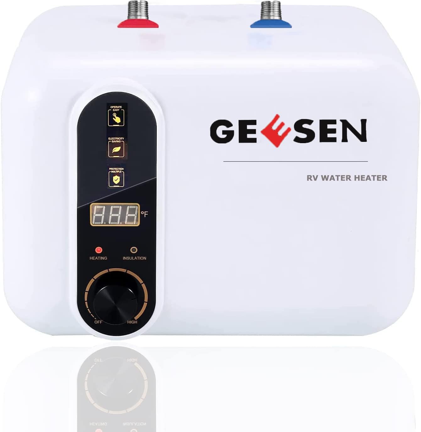 GEESEN Electric Hot Water Heater 120V Small Compact Tank Storage,Rv Tr 3.5 Gallo