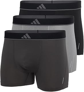 Adidas Microfiber Boxer Briefs Underwear Multipack - Athletic