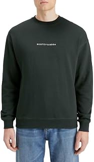 Scotch & Soda Men's Core-Logo Front Chest Sweatshirt