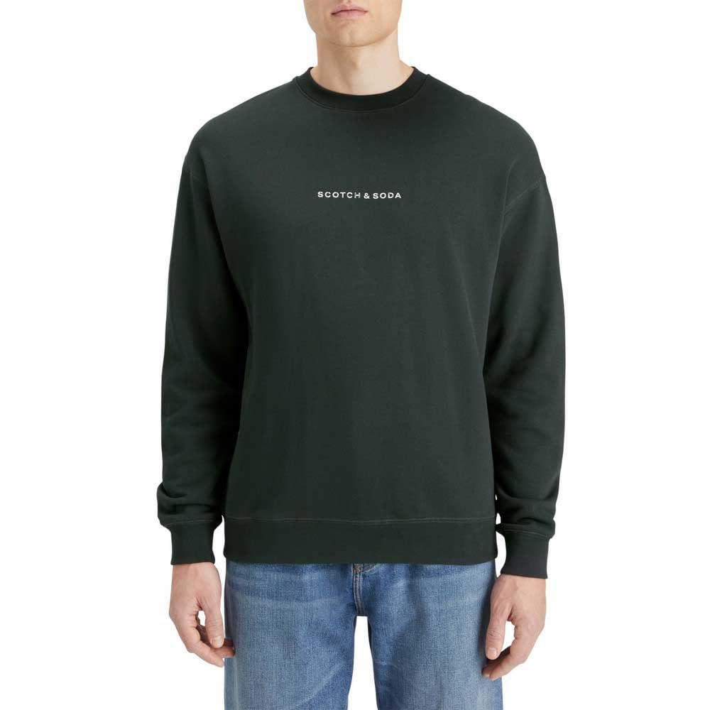 Scotch & Soda Men's Core-Logo Front Chest Sweatshirt
