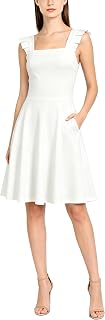 Viwenni Women's A-Line Flared Office Work Summer Casual Cocktail Dresses