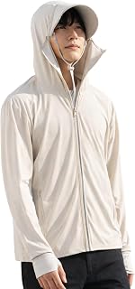 Kivan Rash Guard, UV Protection, Hoodie, Cool Touch, UPF 50+, Brim Hood, Long Sleeve, Thin, Lightweight, Quick Drying, Thumbhole, Sun Protection, For Summer, Commuting to Work or School, Outdoor