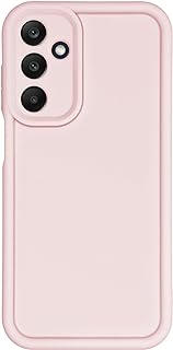 Puxicu Slim Case for Samsung Galaxy A15 5G, Enhanced Camera Protection, Shockproof Skin-Friendly Touch Soft Case Cover for Samsung Galaxy A15 Phone, Light Pink