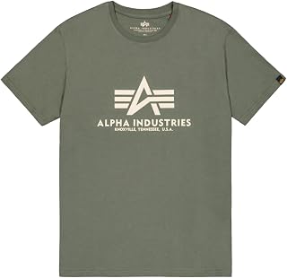 Alpha Industries Basic 100501 Men's T-Shirt Regular Size Short Sleeve