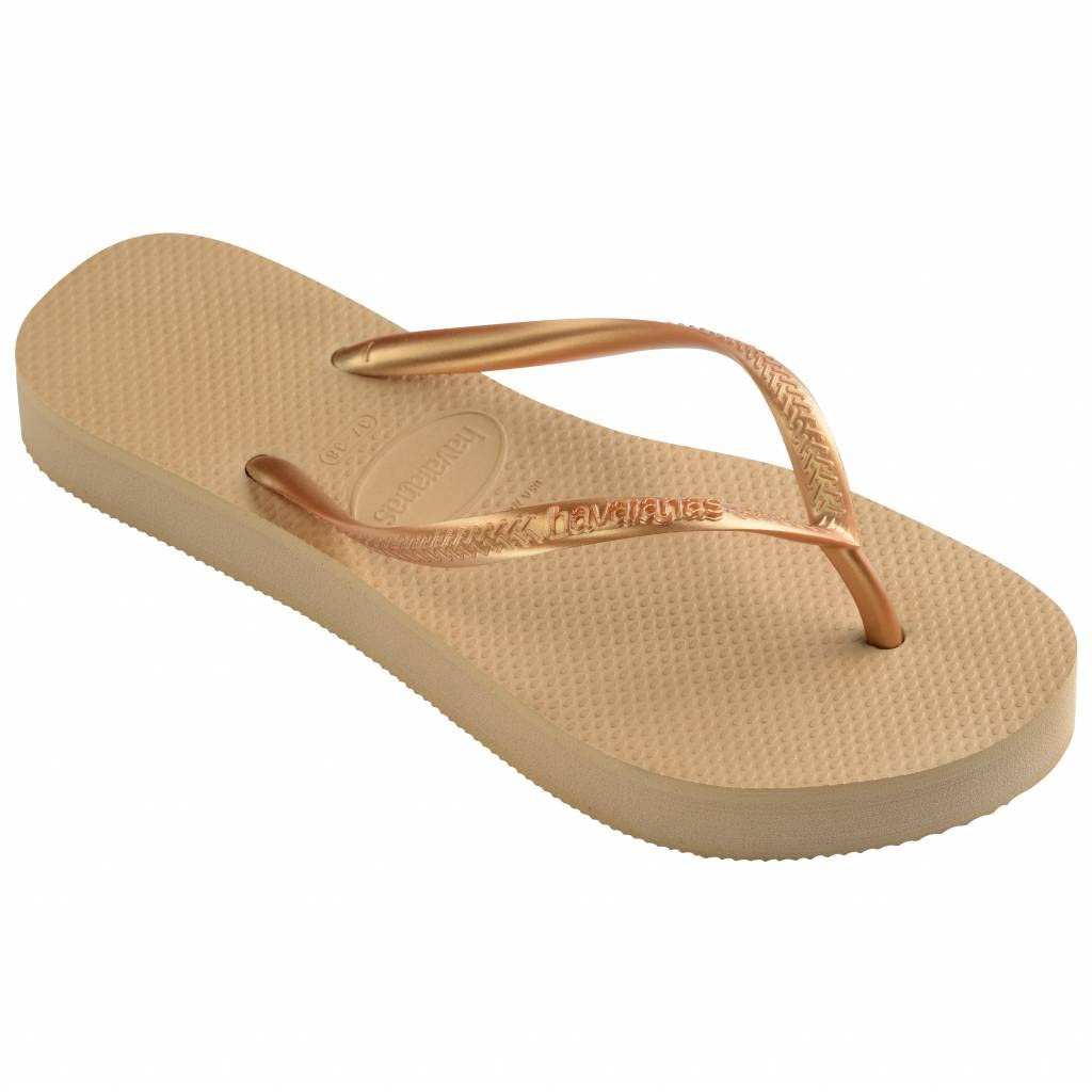 Havaianas レディース SLIM FLATFORMビーチサンダル