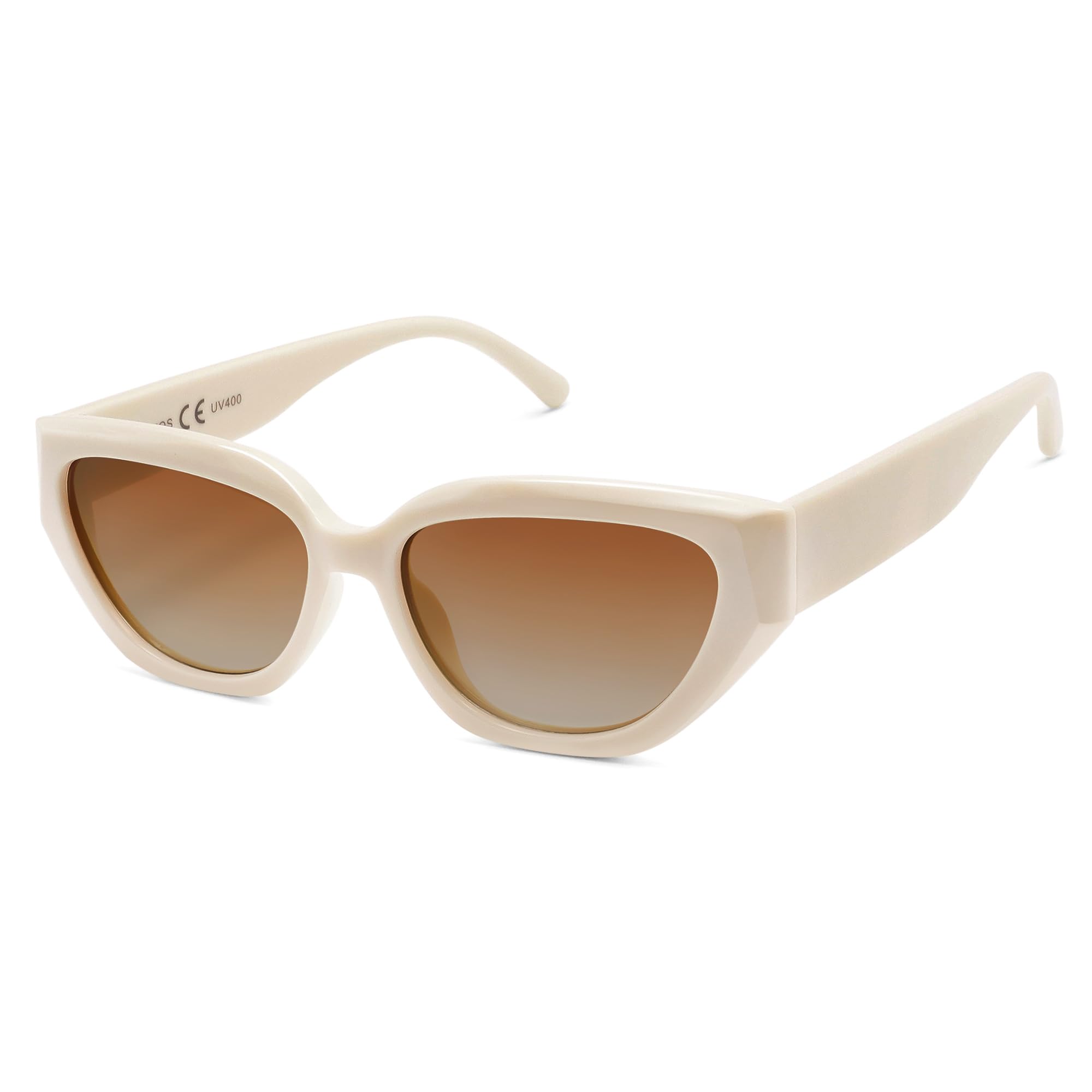 SOJOS Trendy Cute Cat Eye Polarized Sunglasses for Women SJ2237