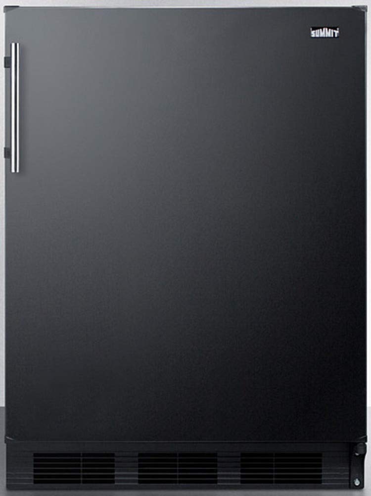 Summit Undercounter Refrigerator, Black - FF63BK | 5.8 cu.ft. Capacity, ENERGY S