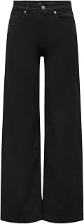 ONLY Onlmadison-Royal HW Wide Dnm for Women