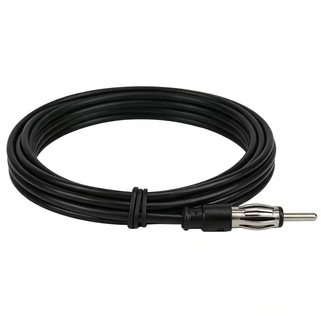 Herdio 50-Inch/1.3M Marine Dipole Soft Hideaway FM Antenna - Easy to Install, St