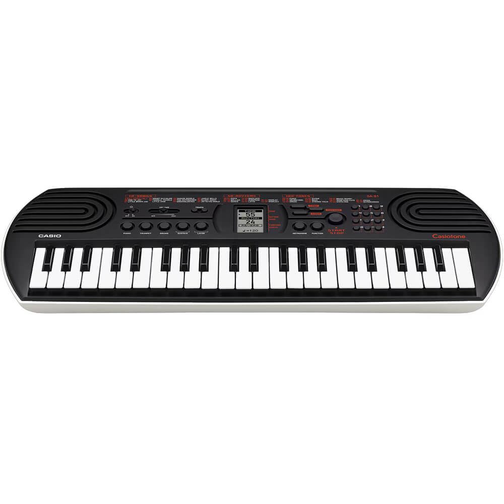 Casio Casiotone SA-81 Compact Keyboard | 100 Tones | 50 Rhythms | Compact design