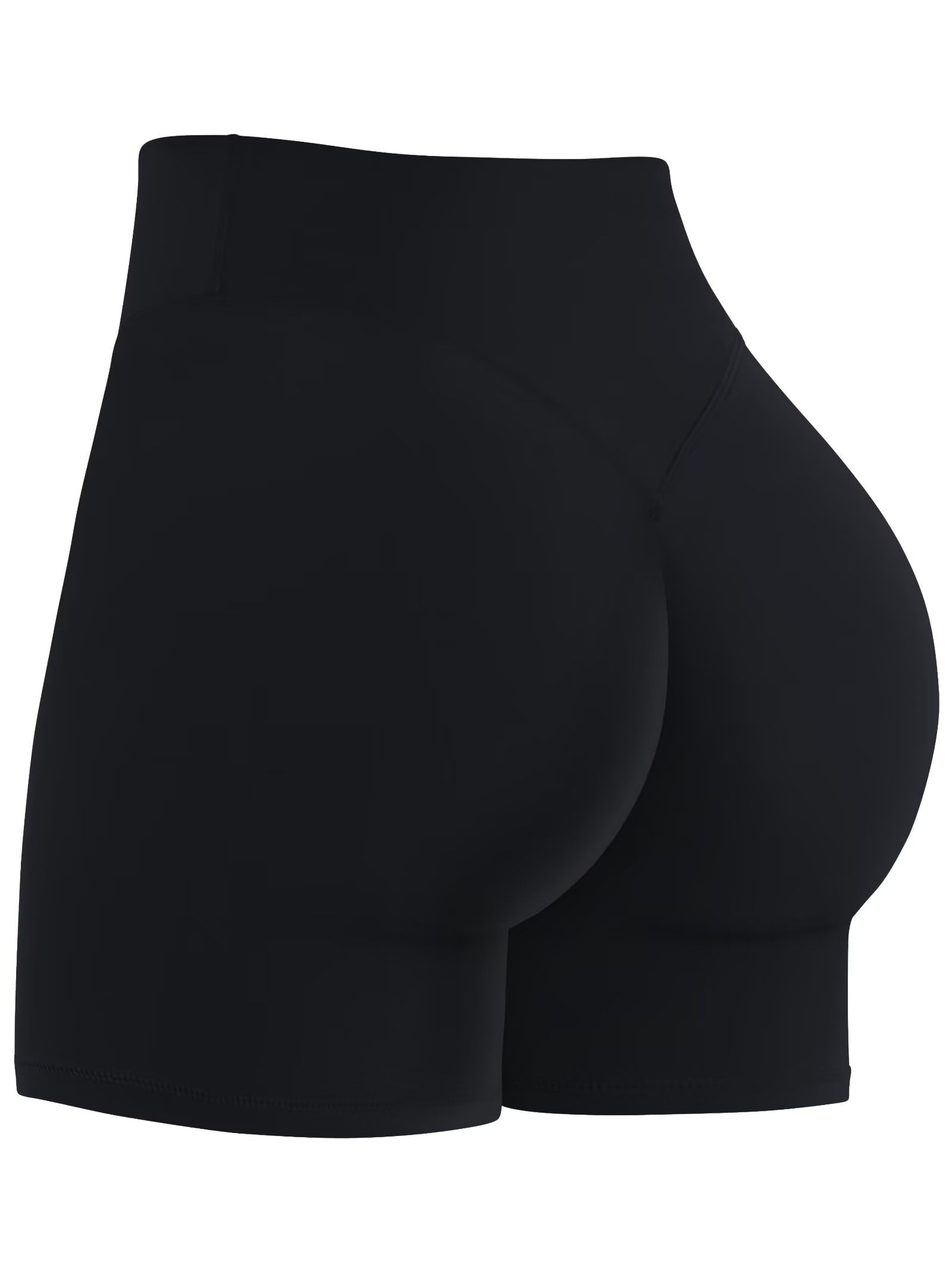 Sunzel High Waisted Biker Shorts for Women with Pockets Seamless Front Yoga Work