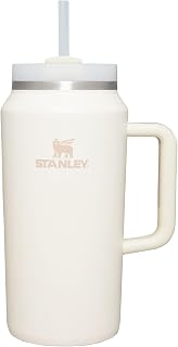 STANLEY Quencher H2.0 Flow State Tumbler, 64 oz, Cream