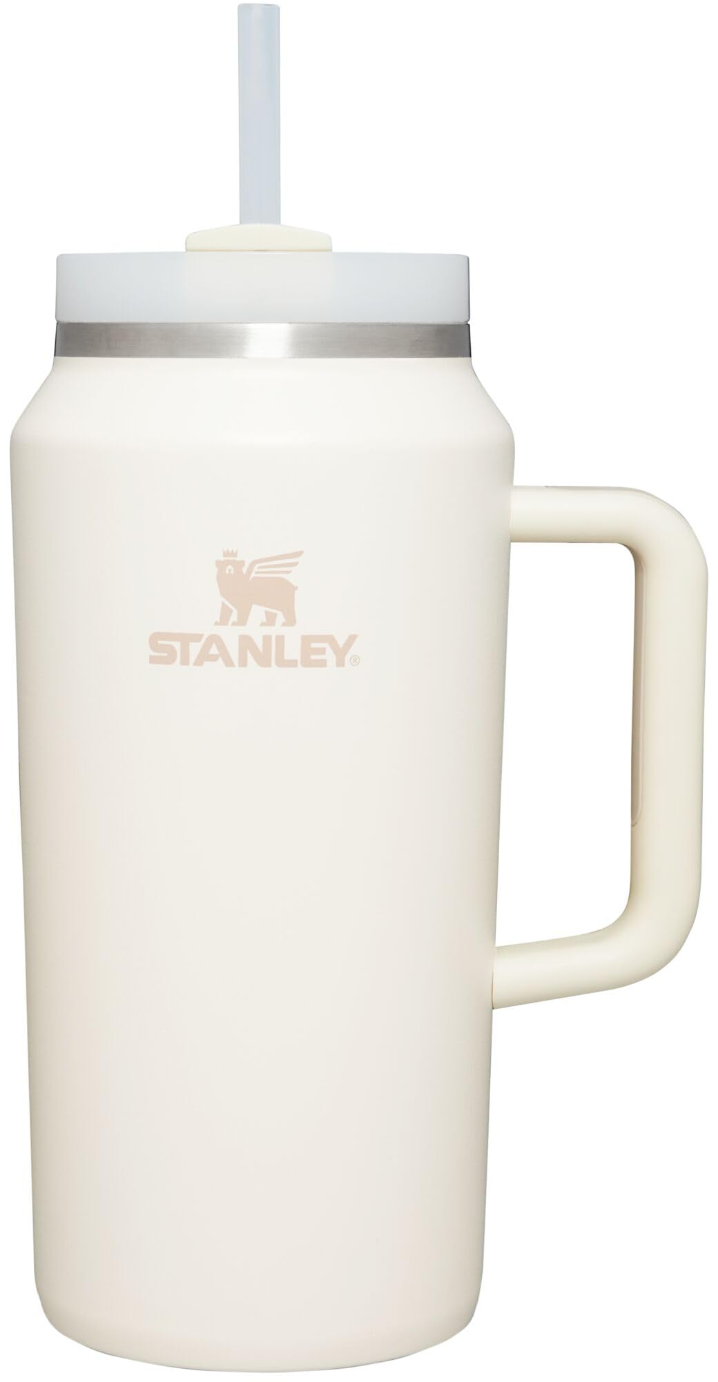 STANLEY Quencher H2.0 Flow State Tumbler, 64 oz, Cream