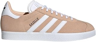 adidas Unisex Gazelle Shoes - Lifestyle, Athletic & Sneakers, Halo Blush Cloud White Core Black, 38 2/3 EU