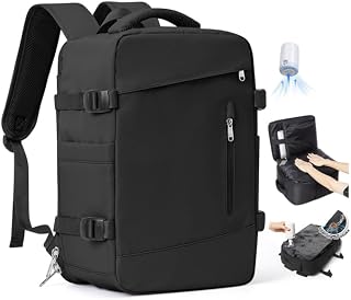 SZLX Ryanair Backpack 40 x 30 x 20 cm Vacuum with Pump Hand Luggage with Shoe Holder Wizzair Travel Backpack 40 x 20 x 25 cm Cabin Bags for Easyjet 45 x 36 x 20 cm Travel Bag for PC 14 Inches Women