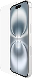 Belkin Protection d'écran antimicrobienne ScreenForce UltraGlass 2, verre pour iPhone 15, antirayure, note 9H, verre fin, support Easy Align inclus pour pose sans bulle d'air Transparent OVA131zz