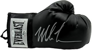 Mike Tyson Signed Everlast Left Hand Boxing Glove JSA QR Hologram - Autographed Boxing Gloves