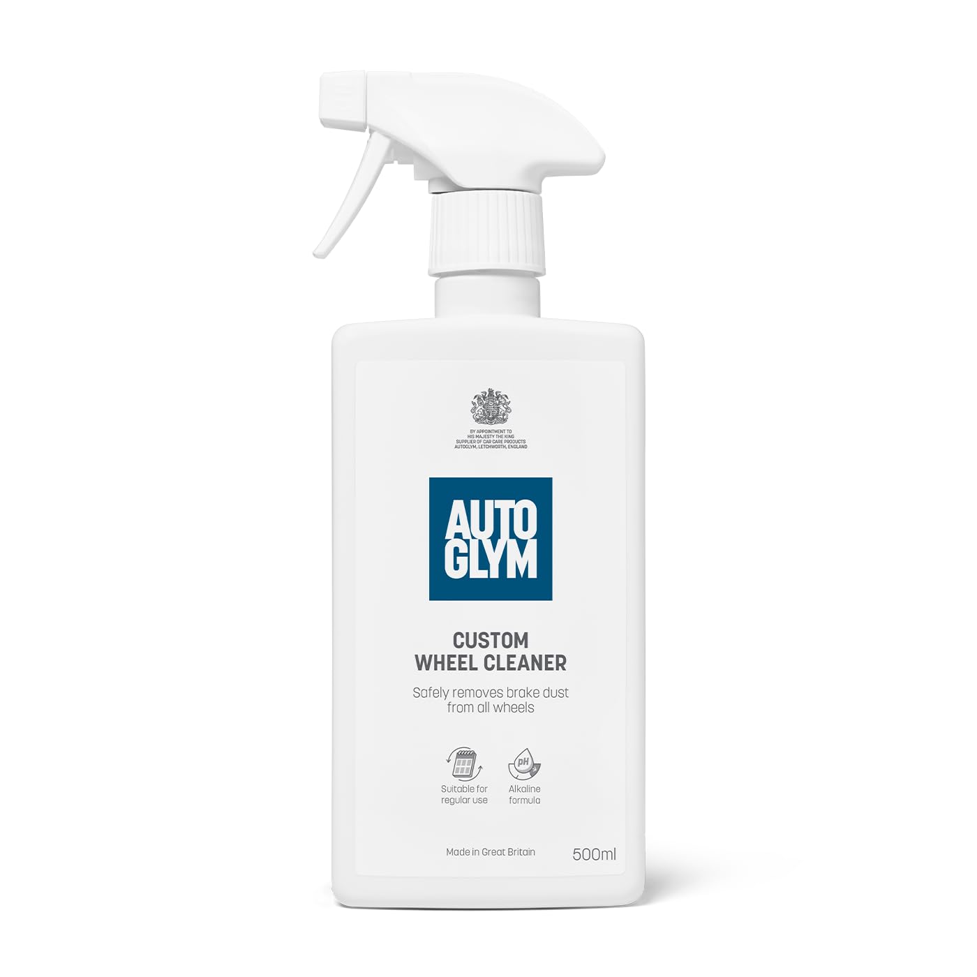 Autoglym Custom Wheel Cleaner, 500ml | Acid-Free Alloy Wheel Cleaner Spray – Saf