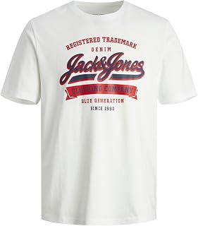 Jack & Jones Herren Jjelogo Tee Ss O-Neck 2 Col Ss24 Sn Kurzarmhemd