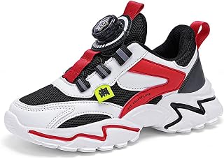 Twinice Children's Shoes Breathable Boys Sports Shoes Girls Trainers Running Shoes with Velcro Fastening and Non-Slip Lightweight Indoor Sole 28 EU - 41 EU