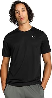 PUMA Men's TAD Essentials Plain T-Shirt with Cat Logo