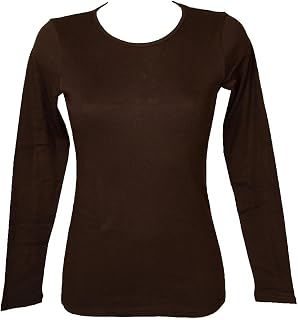 RAGNO D274AB Women's Long Sleeve Crew Neck Sweater in Warm and Soft Organic Cotton Item D274AB ML Giro