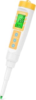 YINMIK Food pH Meter Digital pH Tester Spear pH Probe pH Reader for Canning | pH Checker for Fermented Fermentation Lab pH Meter for Cosmetic Soft Soil Food Sausages Salami Hot Sauce and Canned