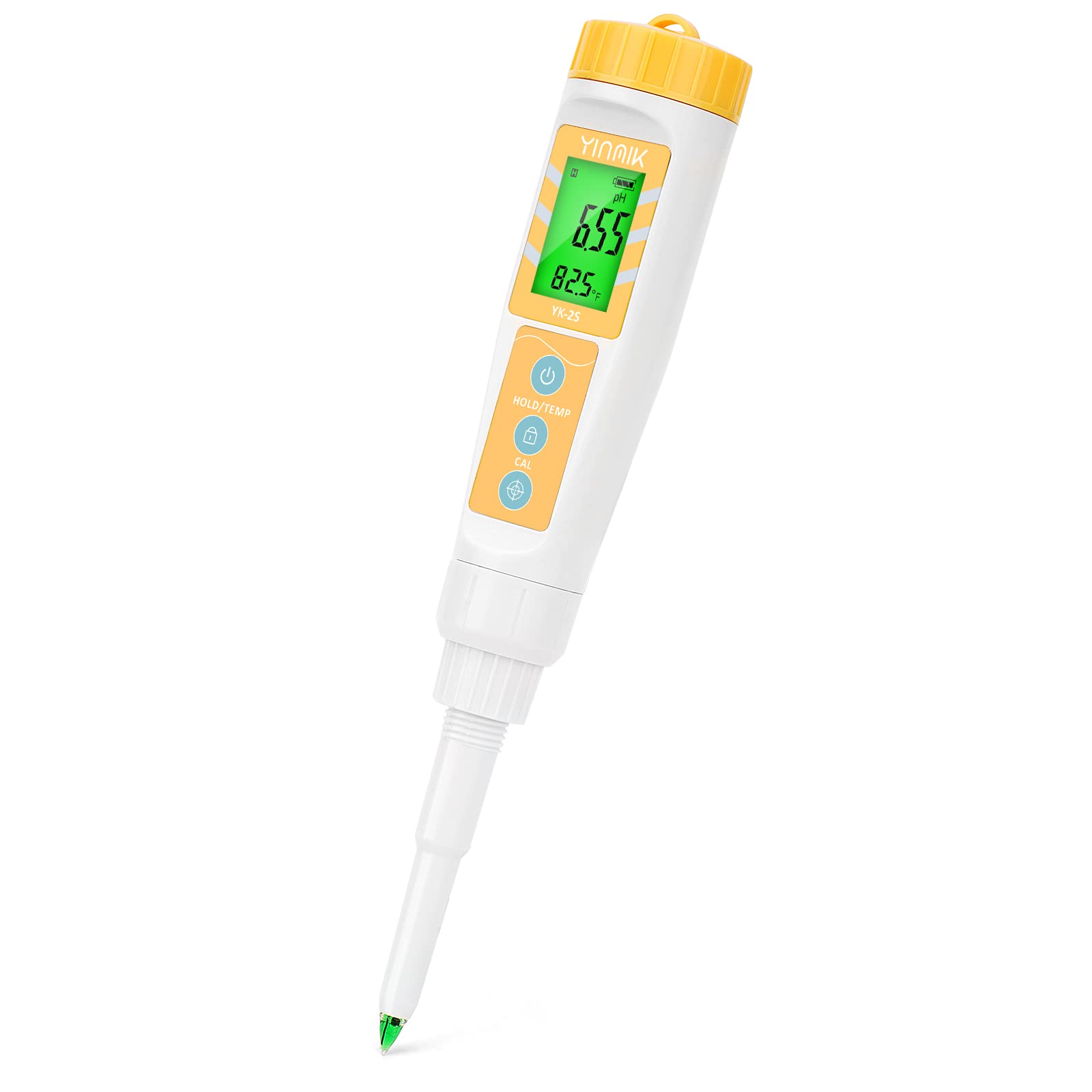YINMIK Food pH Meter Digital pH Tester Spear pH Probe pH Reader for Canning | pH