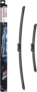 Bosch Aerotwin AM 246 S Front Windscreen Wipers, 2 Blades, 650 mm / 380 mm | Set of 2 Replacement Blades - Comes with Pre-assembled Adapter - Only for right-hand drive (UK)