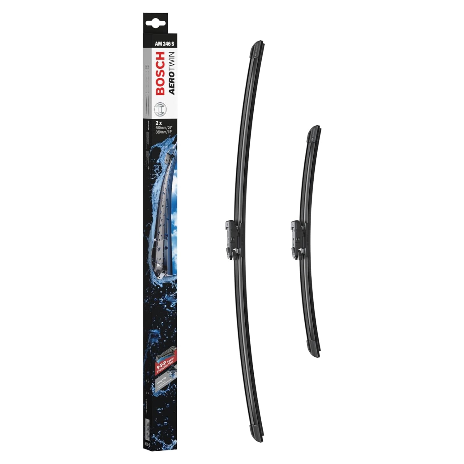 Bosch Aerotwin AM 246 S Front Windscreen Wipers, 2 Blades, 650 mm / 380 mm | Set