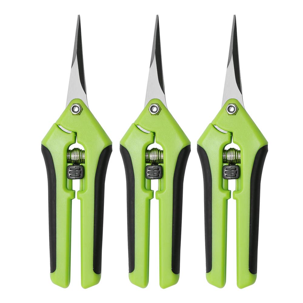 Anxingo 3 Pack Trimming Scissors Pruning Shears Gardening Hand Pruning Snips Sma