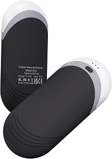 Karecel Rechargeable Hand Warmers 2 Pack with Thermal Silicone, Full Warmth | Beyond Double Sided, 6000mAh Portable Reusable Handwarmers, AI Electric Hand Warmers, Shockproof & Slim, Gift for Women, Men