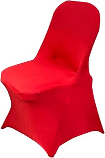HAINARverS Stretch Spandex Folding Chair Covers 30PCS Red,