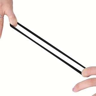 20 Pcs Hair Scrunchies Elastic Hair Bands Seamless Ponytail Bands for All Hair Types Black