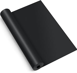 Amylove 12" X 10 ft Black Magnetic Sheet Roll, 30 Mil Flexible Vinyl | Non Adhesive Cuttable Backing, Flexible Sheet for Refrigerators and Metal Storage, Perfect for DIY Crafts Projects