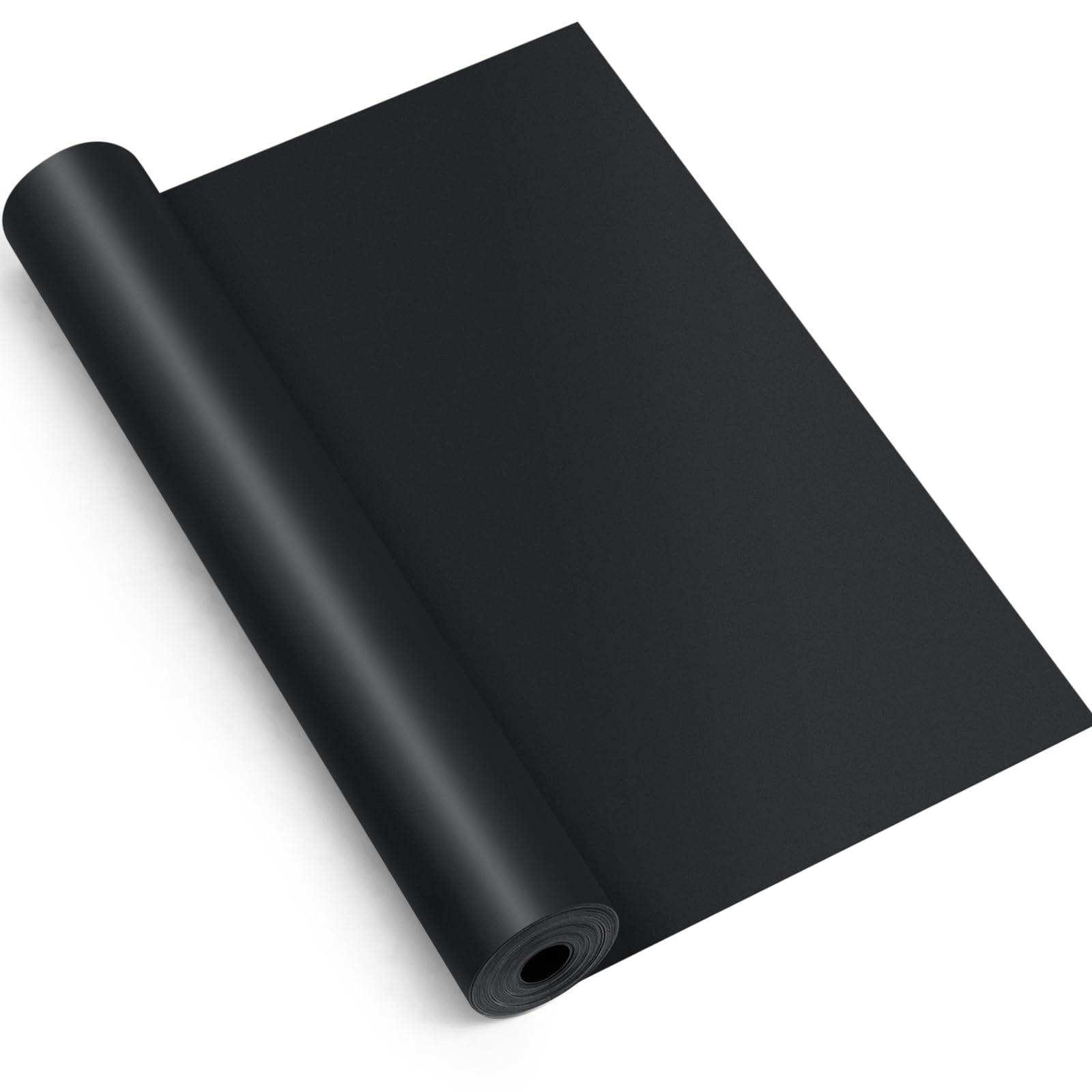 Amylove 12" X 10 ft Black Magnetic Sheet Roll, 30 Mil Flexible Vinyl | Non Adhes