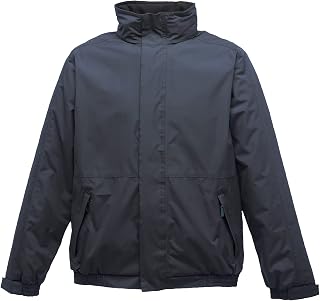 Regatta Dover Women's Waterproof Bomber Jacket with Concealed Hood and Fleece Inner Jackets Waterproof Insulated for Men (Pack of 1)