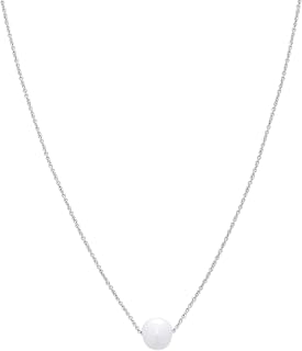 Amazon Essentials 14K Gold or Sterling Silver Freshwater Pearl Pendant Necklace