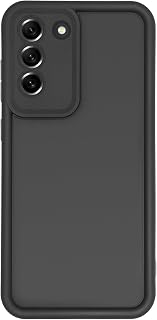 Puxicu Slim Case for Samsung Galaxy S21 Plus, Enhanced Camera Protection, Shockproof Skin-Friendly Touch Soft Case Cover for Samsung Galaxy S21+ Phone, Black