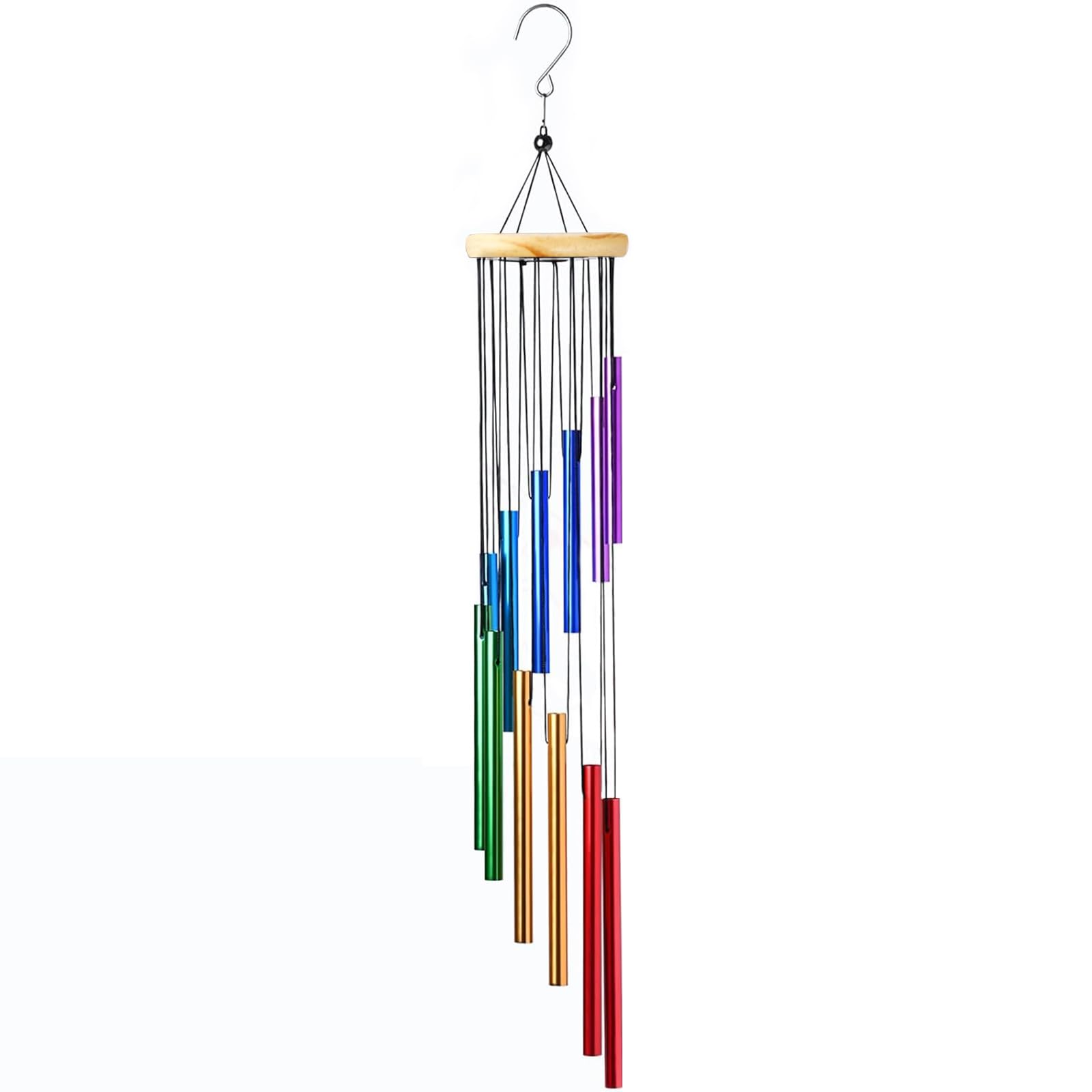 EULAPGOE Wind Chimes, Windchimes Outdoor Hanging Wind Chimes Garden Decor Thick 