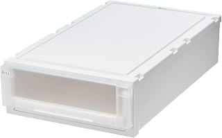 Tenma 74-44S Storage Box, Fits Case Advance, Width 17.3 x Depth 29.1 x Height 7.1 inches (44 x 74 x 18 cm), Closet, Storage Case, Clothing Case, White, Clear