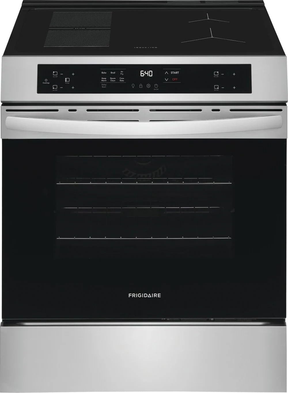 Frigidaire 30 in. 4 Element Front Control Induction Range in Stainless Steel wit