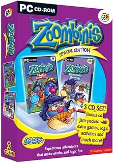 Zoombinis Special 3 CD Pack (Maths Journey, Mountain Rescue & Games)