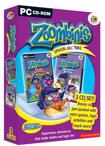 Zoombinis Special 3 CD Pack (Maths Journey, Mountain Rescue & Games)