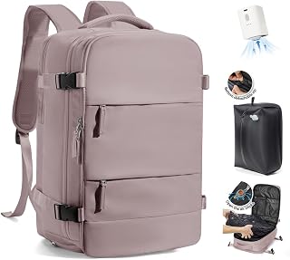 SZLX Vacuum Backpack Travel Bag with Pump,New Ryanair Cabin Size Bag 40x30x20 Backpack Wizz air,Ryanair Vacuum Cabin Bags 40x20x25 underseat Carry-ons Travel Backpack Cabin Size Women Men