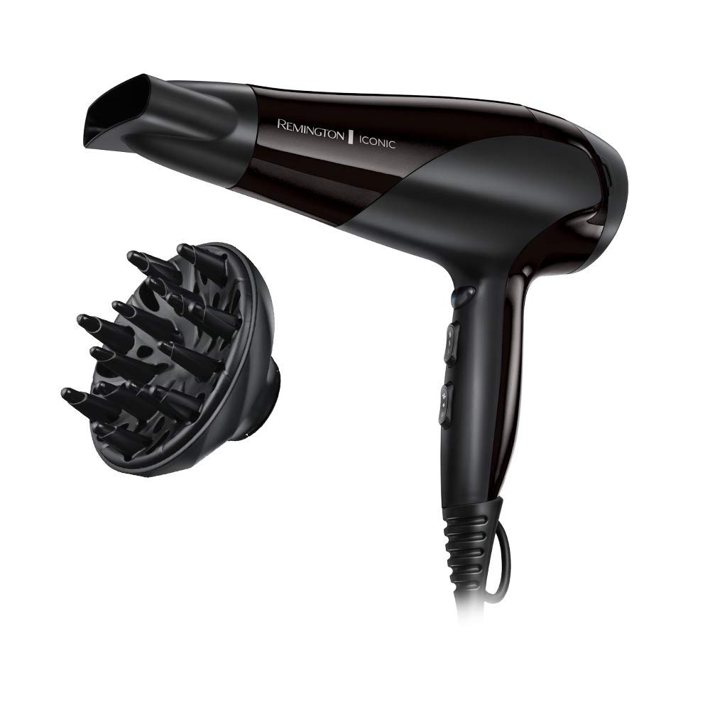 Remington Hair Dryer 2200W - Lightweight and Powerful - Ionic Function for Best 