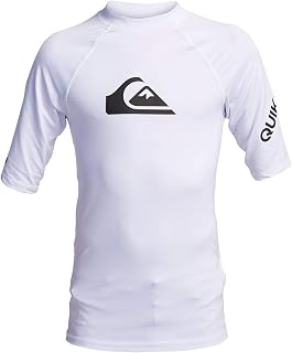 Quiksilver All Time Boys 8-16 UPF 50 Short Sleeve Rash Guard