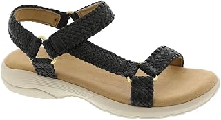 Easy Spirit Taytum Womens Sandal 75 CD US Black, 7.5 Wide