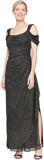 Alex Evenings Women's Plus Size Chiffon Dress Special Occasion Dress