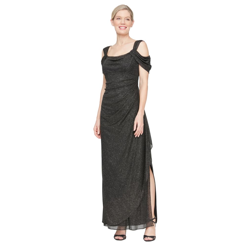 Alex Evenings Women's Plus Size Chiffon Dress Special Occasion Dress